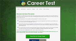 Desktop Screenshot of careertest.co.za